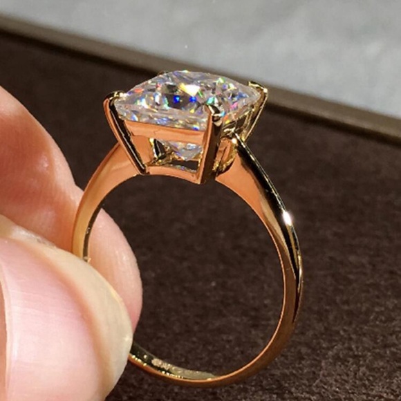 BRIDAL WEDDING RING SIZE 7 - Picture 1 of 4